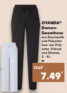 Kaufland OYANDA Damen- Sweathose Angebot