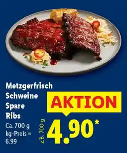 Lidl Metzgerfrisch Schweine Spare Ribs Angebot