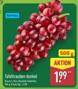 Aldi Nord Tafeltrauben dunkel Angebot