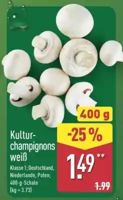 Aldi Nord Kultur ­ champignons weiß Angebot