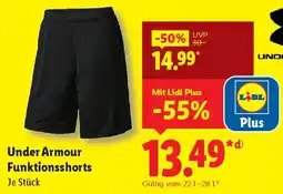 Lidl Under Armour Funktionsshorts Angebot