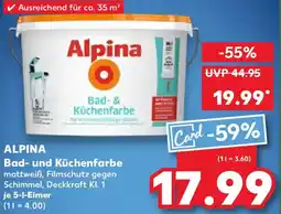Kaufland ALPINA Bad- und Küchenfarbe Angebot