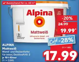 Kaufland ALPINA Mattweiß Angebot