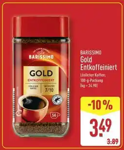 Aldi Nord BARISSIMO Gold Entkoffeiniert Angebot