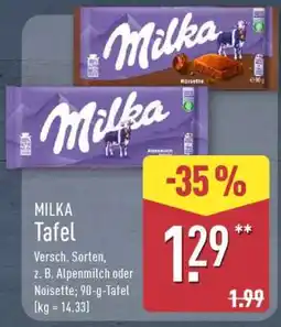 Aldi Nord Milka Tafel Angebot