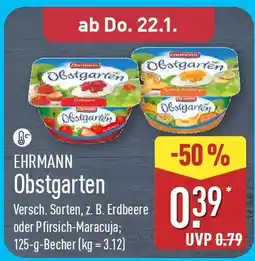Aldi Nord EHRMANN Obstgarten Angebot
