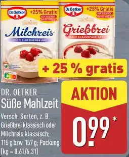 Aldi Nord DR. OETKER Süße Mahlzeit Angebot