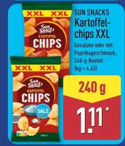 Aldi Nord SUN SNACKS Kartoffelchips XXL Angebot