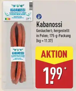 Aldi Nord Kabanossi Angebot