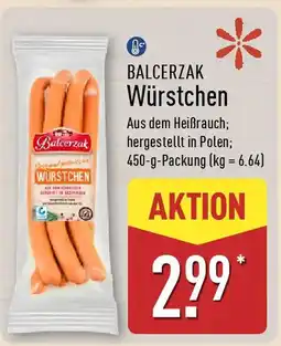 Aldi Nord BALCERZAK Würstchen Angebot