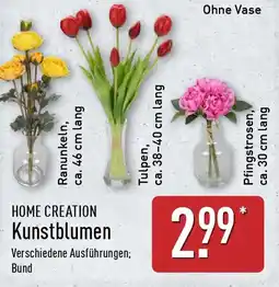 Aldi Nord HOME CREATION Kunstblumen Angebot