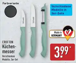 Aldi Nord CROFTON Küchenmesser 3er-Sets Angebot