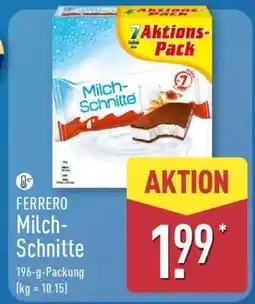Aldi Nord FERRERO Milch-Schnitte Angebot