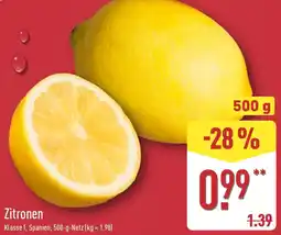 Aldi Nord Zitronen Angebot