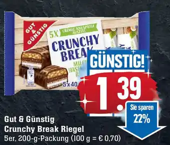 Edeka Gut & Günstig Crunchy Break Riegel Angebot