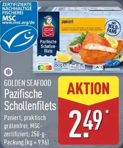 Aldi Nord GOLDEN SEAFOOD Pazifische Schollenfilets Angebot