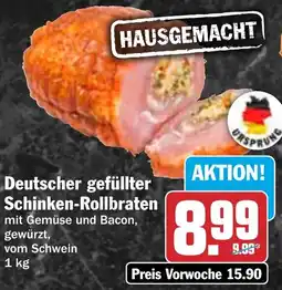 HIT Deutscher gefüllter Schinken-Rollbraten Angebot