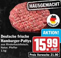 HIT Deutsche frische Hamburger-Pattys Angebot