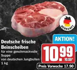 HIT Deutsche frische Beinscheiben Angebot