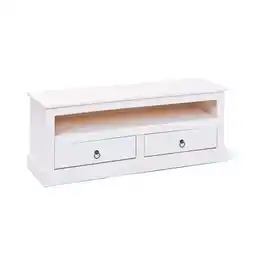 Netto Marken-Discount Inter Link TV Kommode Provence mit 2 Schubladen aus Kiefer Massivholz Angebot