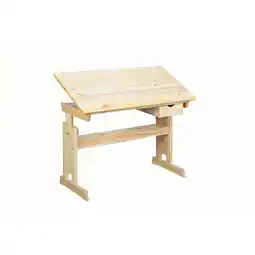 Netto Marken-Discount Inter Link Kinderschreibtisch Baru Höhenverstellbar farblos lackiert Angebot