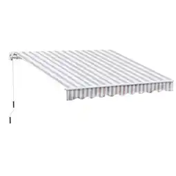 Netto Marken-Discount Outsunny Markise Aluminum, Metall, Polyester Angebot