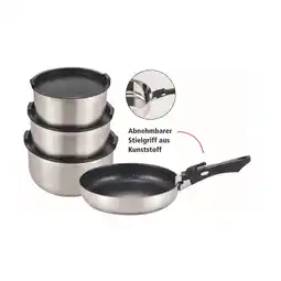 Netto Marken-Discount GSW Kochtopf-Set Easy Click 8-tlg Angebot