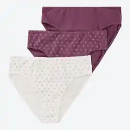 NKD Damen-Rioslip mit hohem Baumwollanteil, 3er-Pack Angebot