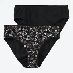 NKD Damen-Rioslip mit hohem Baumwoll-Anteil, 2er-Pack Angebot