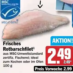 HIT Frisches Rotbarschfilet Angebot