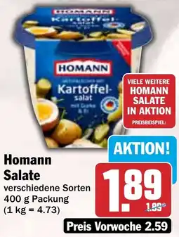 HIT Homann Salate Angebot