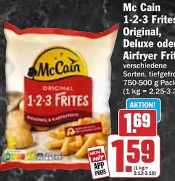 HIT Mc Cain 1-2-3 Frites Original, Deluxe oder Airfryer Frites Angebot