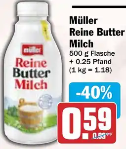 HIT Müller Reine Butter Milch Angebot