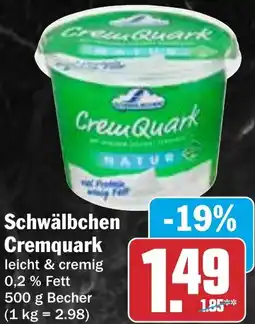 HIT Schwälbchen Cremquark Angebot