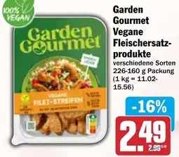 HIT Garden Gourmet Vegane Fleischersatzprodukte Angebot