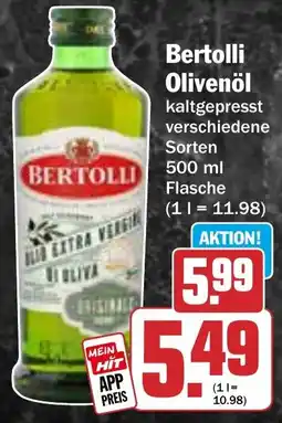 HIT Bertolli Olivenöl Angebot