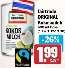 HIT fairtrade ORIGINAL Kokosmilch Angebot