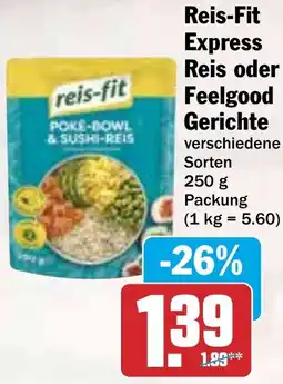 HIT Reis-Fit Express Reis oder Feelgood Gerichte Angebot