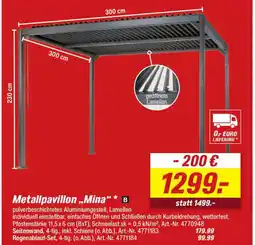 toom Baumarkt Metallpavillon ,,Mina" Angebot