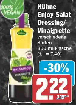 HIT Kühne Enjoy Salat Dressing/ Vinaigrette Angebot