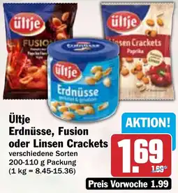HIT Ültje Erdnüsse, Fusion oder Linsen Crackets Angebot