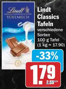 HIT Lindt Classics Tafeln Angebot