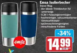 HIT Emsa Isolierbecher Travel Mug Angebot
