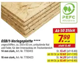 toom Baumarkt OSB/1-Verlegeplatte Angebot