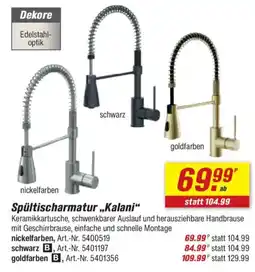 toom Baumarkt Spültischarmatur „Kalani“ Angebot