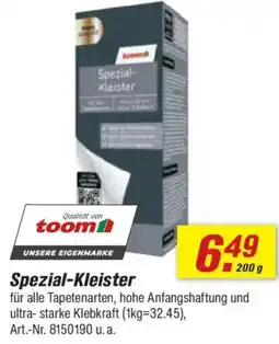 toom Baumarkt Spezial- Kleister Angebot