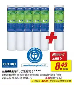toom Baumarkt ERFURT Rauhfaser,,Classico" Angebot