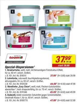 toom Baumarkt Spezial-Dispersionen Angebot