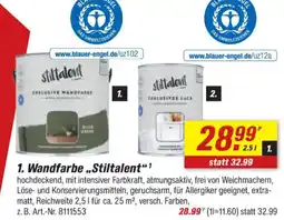 toom Baumarkt stiltalent 1. Wandfarbe,,Stiltalent" Angebot