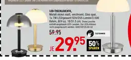 Möbel Wallach Led-tischleuchte Angebot